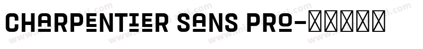 Charpentier Sans Pro字体转换